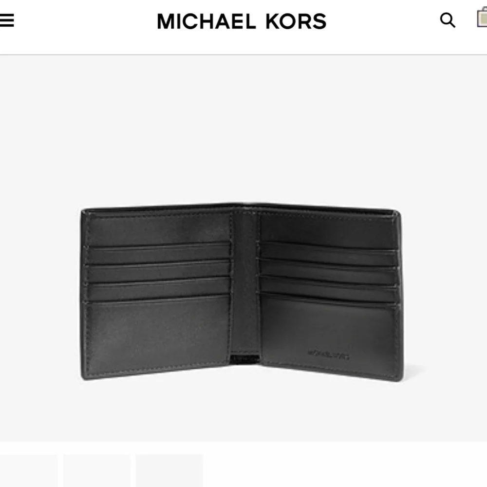 MICHAEL KORS COOPER KORS LEATHER WALLET